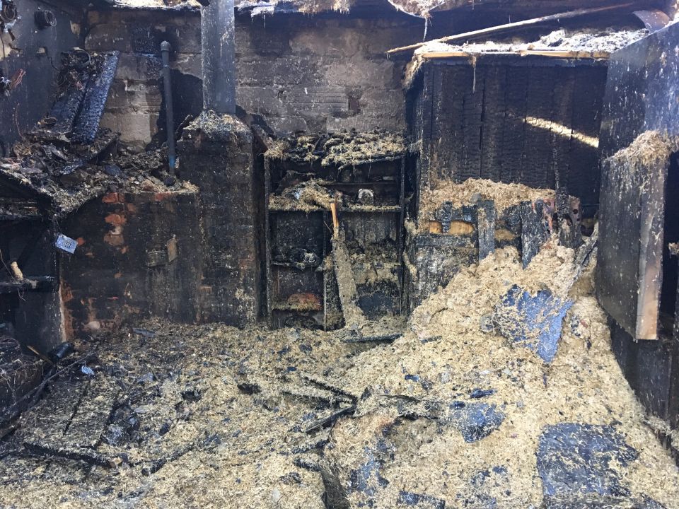 В Хотимском районе на пожаре сгорел дом