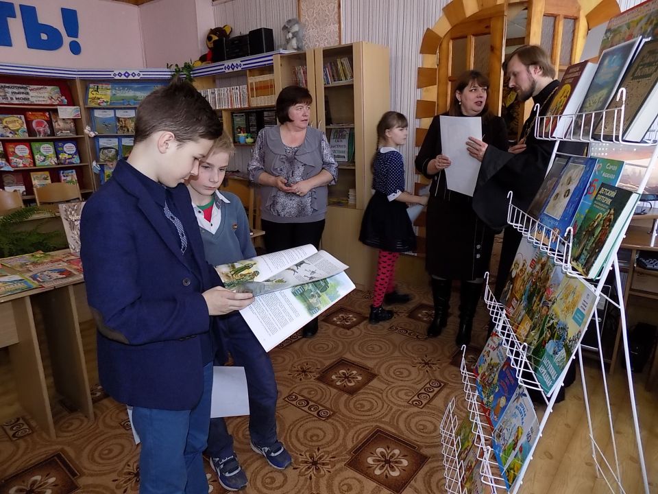 Фонд детской библиотеки пополнился православной литературой