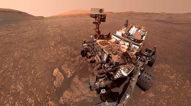 Марсоход Curiosity нашел на Марсе возможные признаки жизни