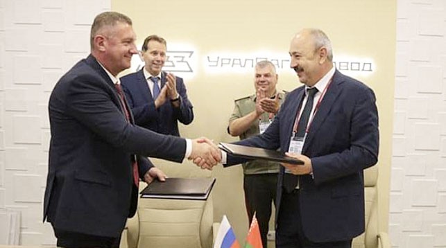 Белорусские военные подписали контракт с Уралвагонзаводом на модернизацию танков