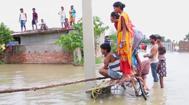 В Индии от наводнения пострадали более 5 млн человек