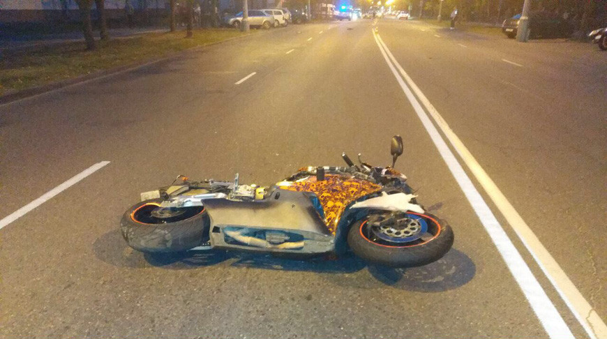 Мотоциклист погиб при столкновении с легковушкой в Новополоцке