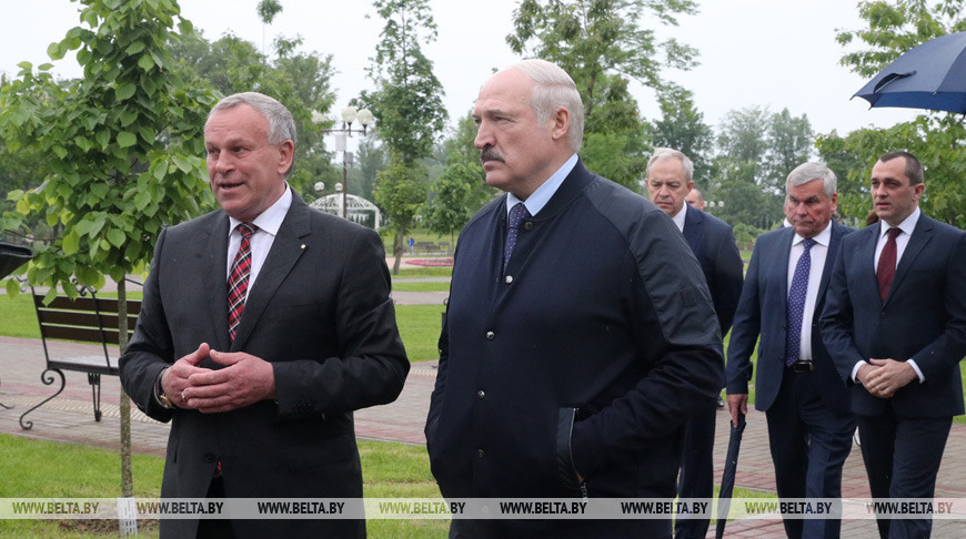 Лукашенко положительно оценил работы по развитию и благоустройству Могилева