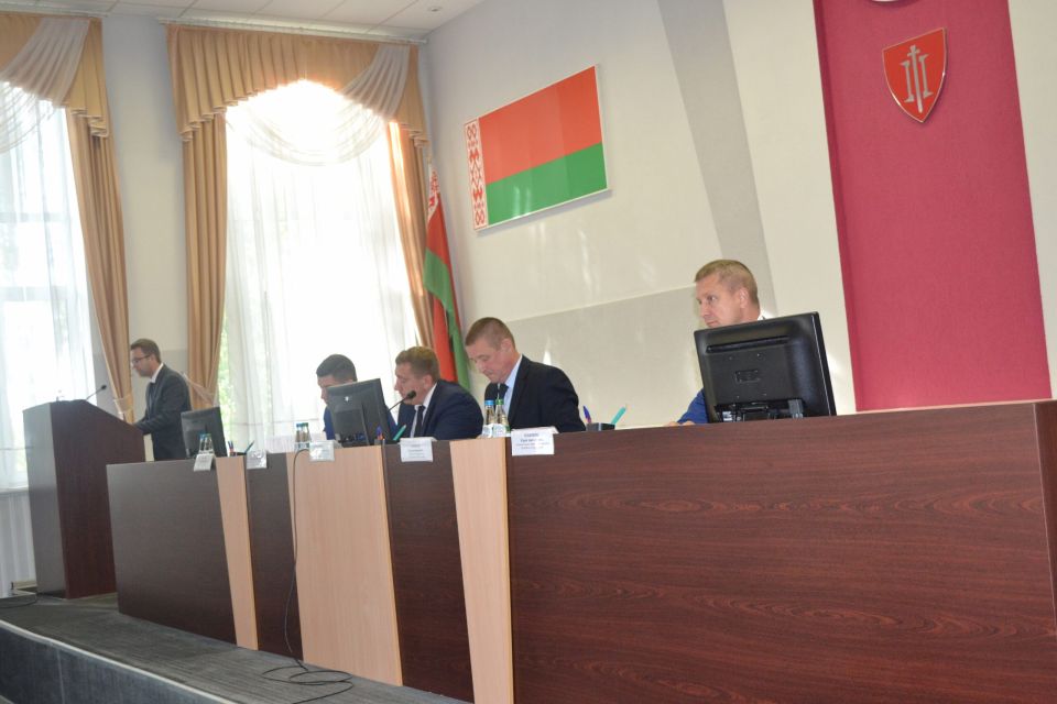 Совещание с участием председателя Могилевского облисполкома Леонида Зайца