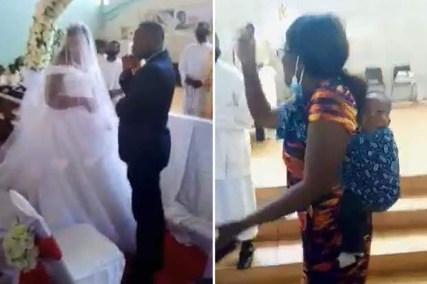 Жена сорвала свадьбу мужа с любовницей