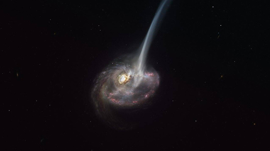 Астрономы впервые наблюдали начало конца далекой галактики