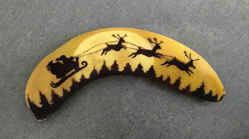 Девушка от скуки стала превращать бананы в произведения искусства – невероятные фото