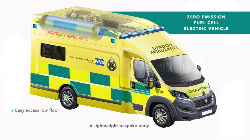 В Британии разрабатывают машину скорой помощи на водороде