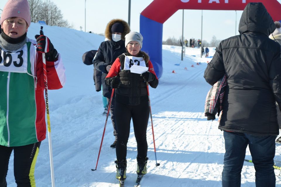 Хотимчане приняли участие в “Могилевской лыжне -2021”