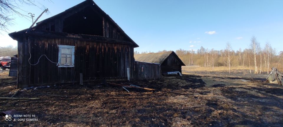 В деревне Василевка-2 произошел пожар