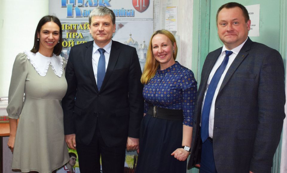 31 марта министр информации Игорь Луцкий посетил Хотимск