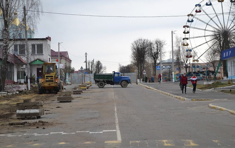 Участок улицы Ленинской перекрыли на ремонт