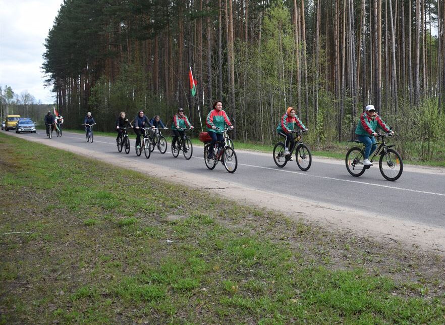 Велопробег “Беларусь помнит” сегодня прошел в Хотимске