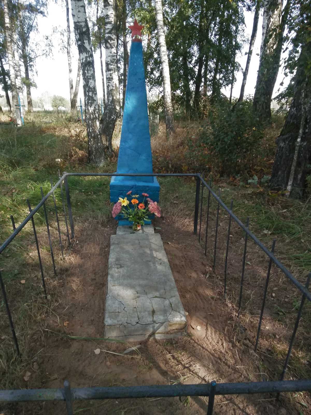Памятник в честь партизан в д. Батаево