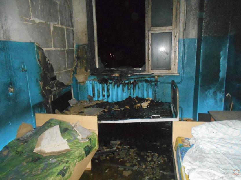 38 пациентов эвакуировали из-за пожара в больнице Бобруйска