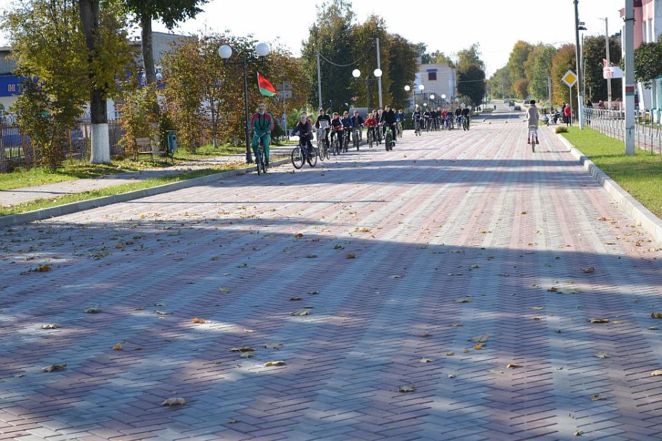 Фотофакт: в Хотимске прошел велопробег в рамках межведомственной профилактической акции “Вместе против наркотиков”
