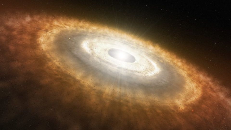VLA запечатлел раннюю стадию формирования планеты