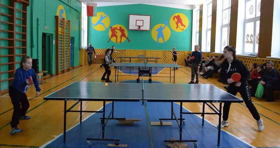В Хотимске прошли районные соревнования по настольному теннису среди учащихся учреждений общего среднего образования (фото)