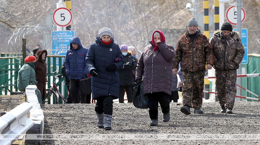 ГПК: за выходные более 1,6 тыс. граждан Украины прибыли в Беларусь