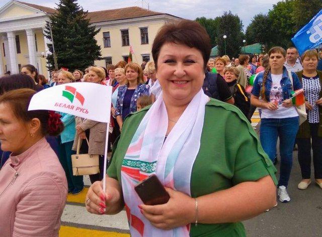 Жительница Краснополья была участником исторического митинга в поддержку Президента