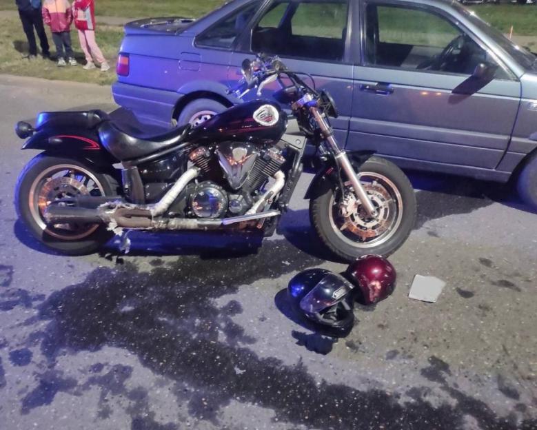 Мотоциклист пострадал в ДТП в Бобруйске