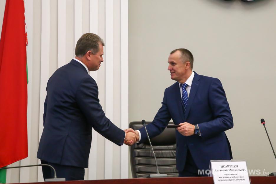 Александр Студнев утвержден в должности нового председателя Могилевского горисполкома
