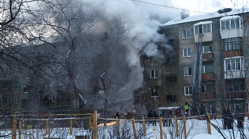 В Новосибирске произошел взрыв в пятиэтажном доме, есть жертвы