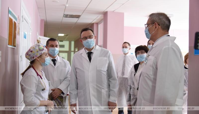 Пиневич: высокотехнологичная поликлиника в Кричеве станет новым опытом для Минздрава