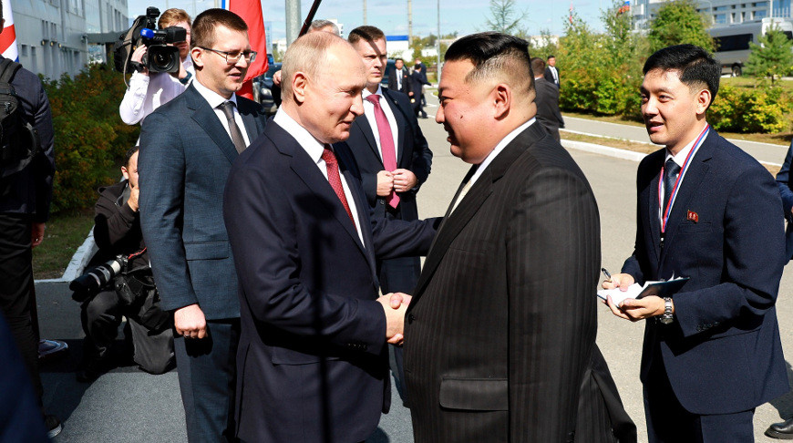 Путин и Ким Чен Ын встретились на космодроме Восточный