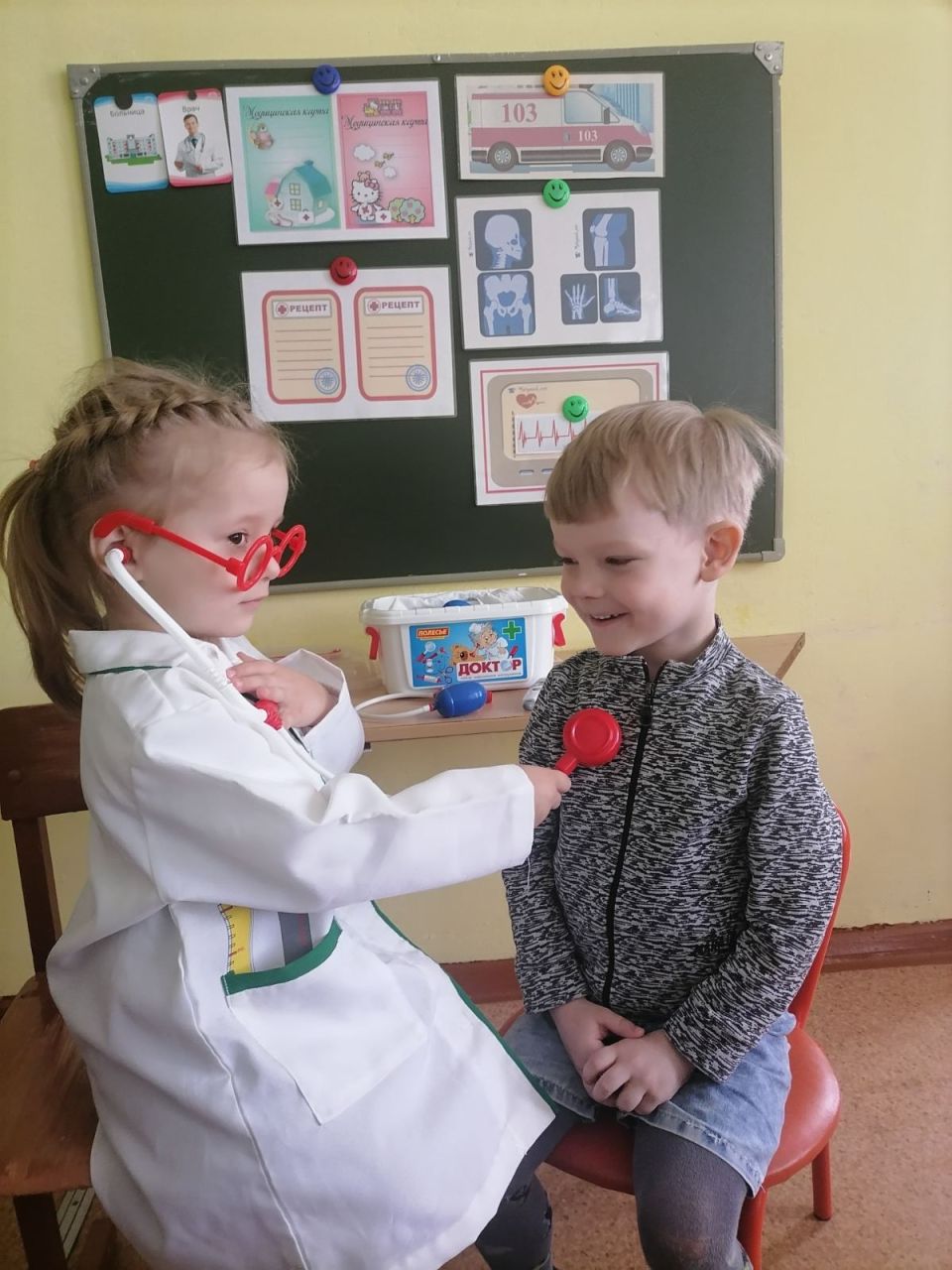 Воспитанники детского сада № 2 познакомились в игровой форме с профессией врача