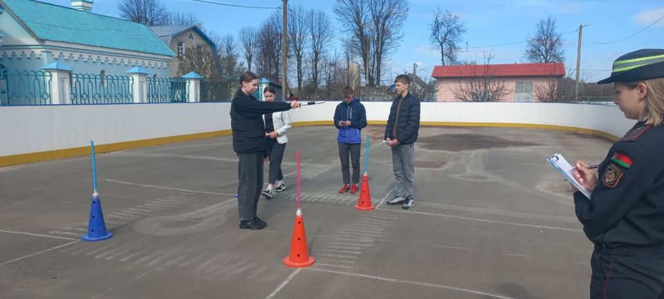В Хотимске прошел слет-конкурс юных инспекторов дорожного движения