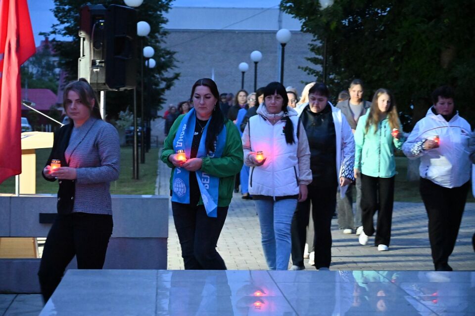 Хотимчане почтили память жертв Великой Отечественной войны и геноцида белорусского народа