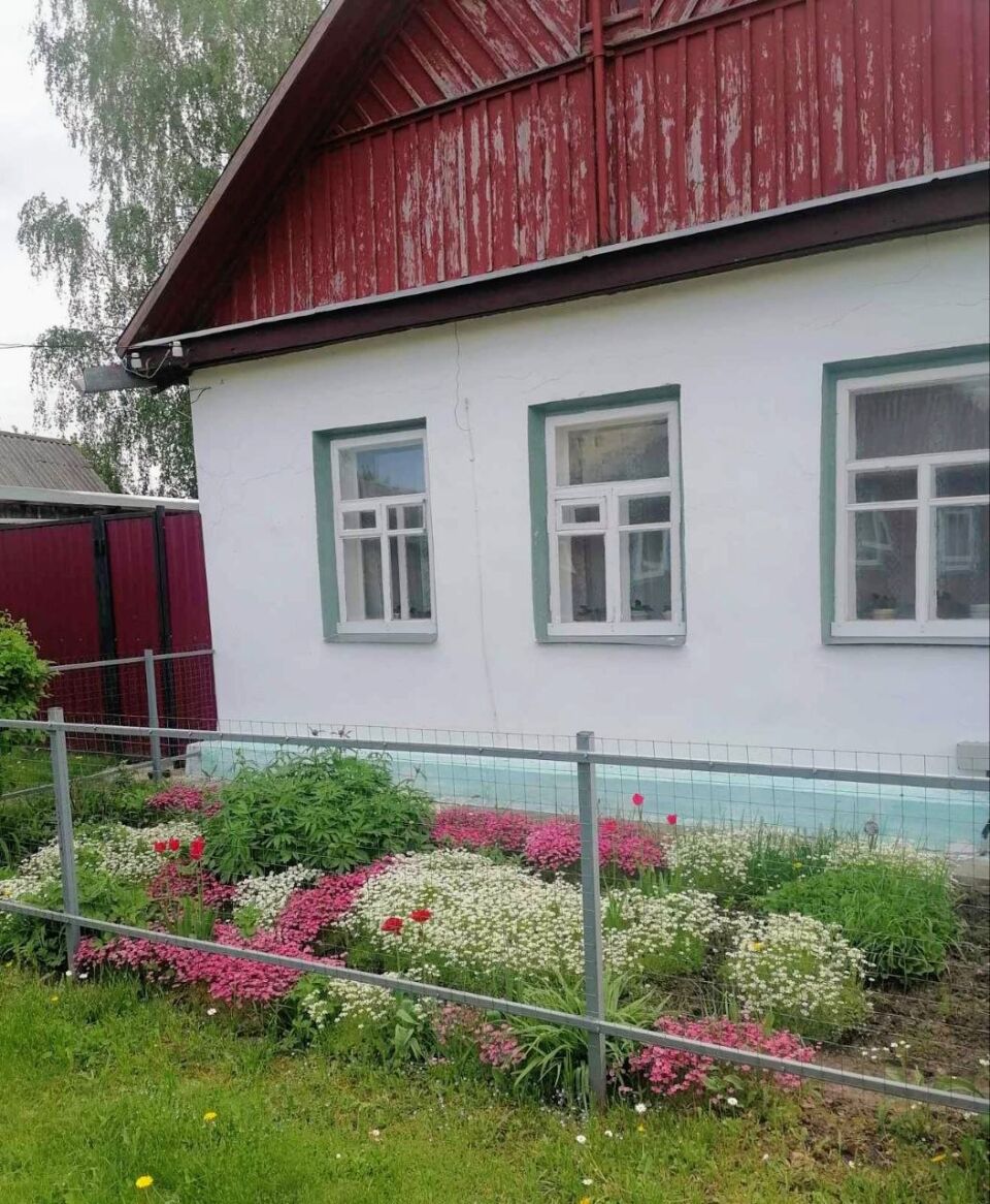 Хотимчанки превратили тенистый двор в цветущий оазис