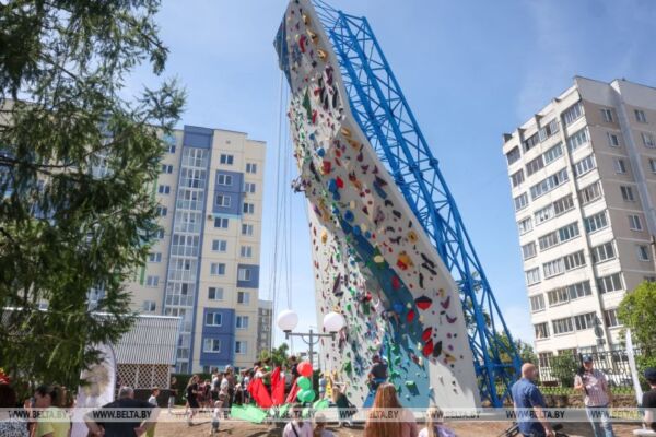17-метровый скалодром олимпийского стандарта появился в Могилеве