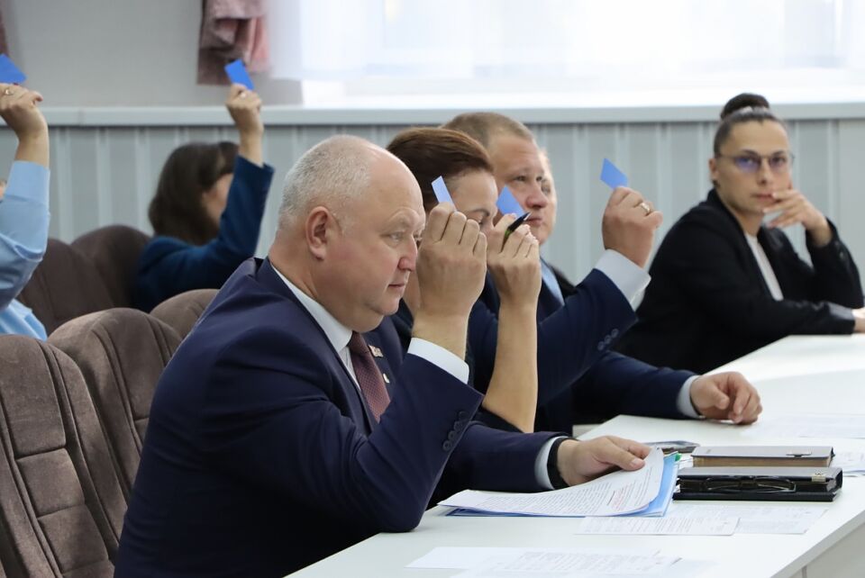 В Хотимском районе подвели итоги работы: состоялась 28-я сессия Совета депутатов