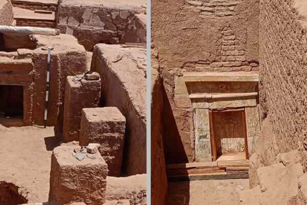 В Египте нашли 1700-летнюю кирпичную гробницу с древнегреческой элегией на стене